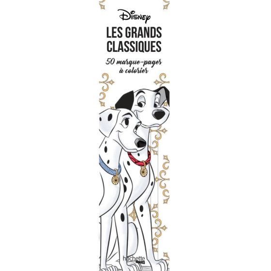 Marque-pages Disney Grands Classiques – 40 illustrations à colorier