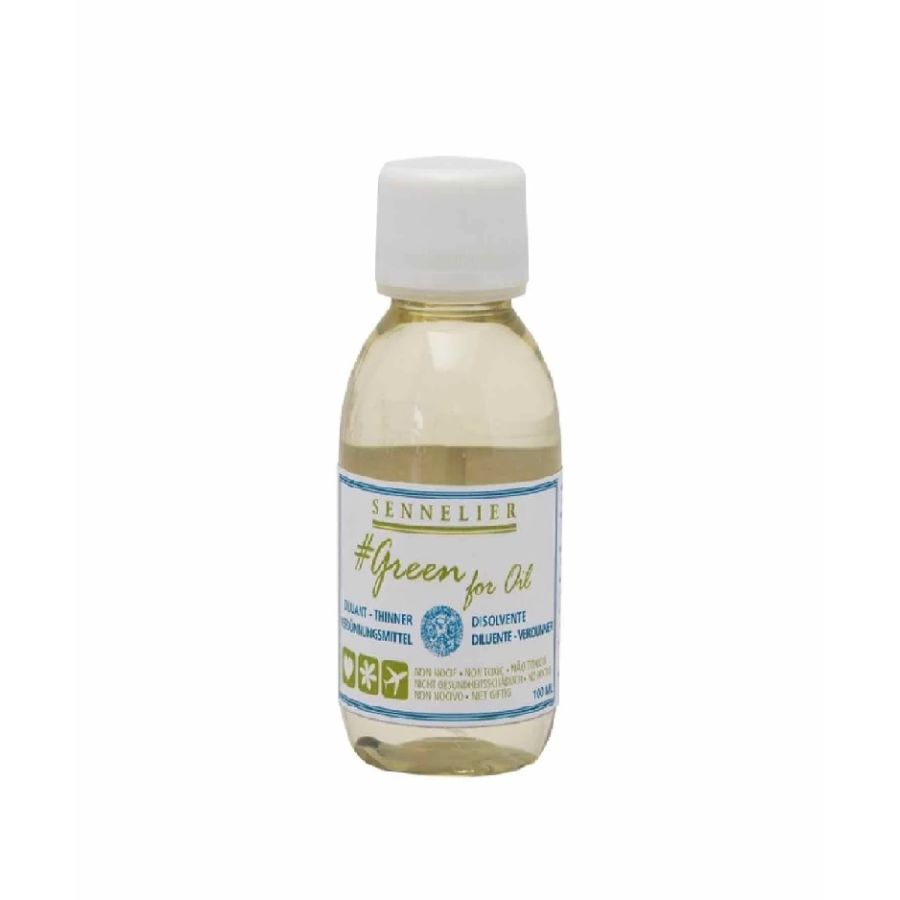 Diluant Green For Oil 100 ml – Biosolvant naturel pour peinture à l’huile Sennelier