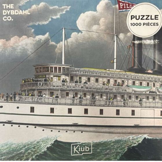 Puzzle 1000 pièces + pochon The Dybdahl Co – Le Bateau Pilgrim, chef-d’œuvre marin à reconstituer