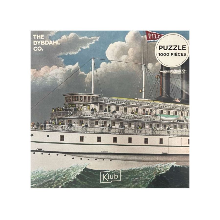 Puzzle 1000 pièces + pochon The Dybdahl Co – Le Bateau Pilgrim, chef-d’œuvre marin à reconstituer