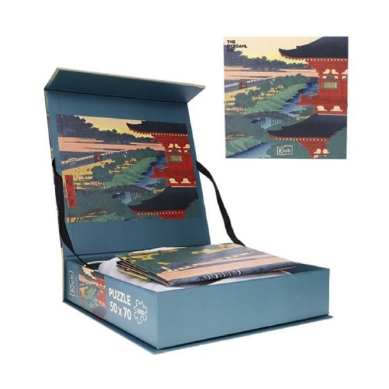 Puzzle 1000 pièces Maison The Dybdahl Co + pochon coton et poster taille réelle – Édition Kiub