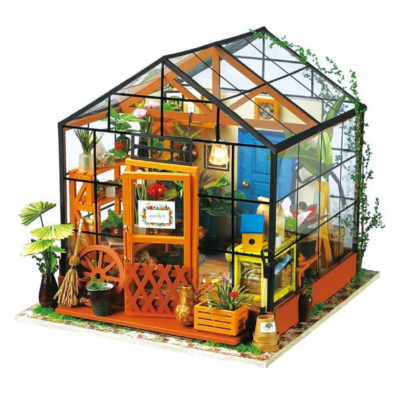 Maquette DIY en bois – Cathy’s Flower House Rolife – Serre miniature 3D à assembler