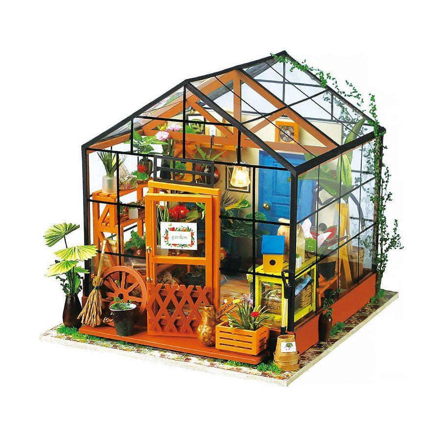 Maquette DIY en bois – Cathy’s Flower House Rolife – Serre miniature 3D à assembler