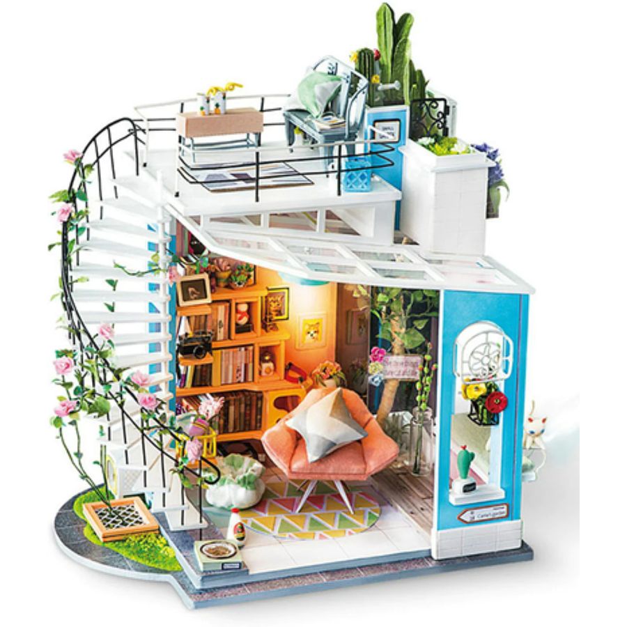 Maquette miniature DIY – Dora’s Loft Rolife – Maison en bois à assembler