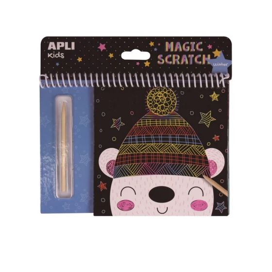 Bloc de cartes à gratter - Hiver 8F 1U APLI
