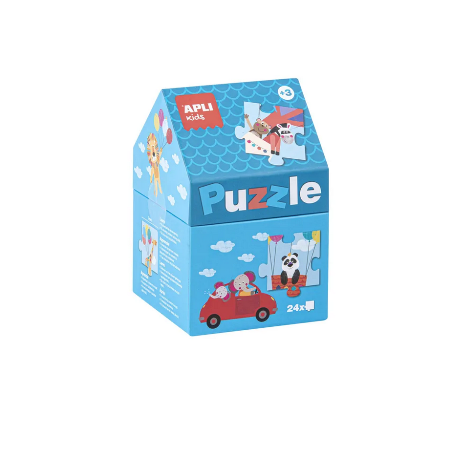 Puzzle Safari Maisonnette APLI - Puzzle Enfant 24 pièces