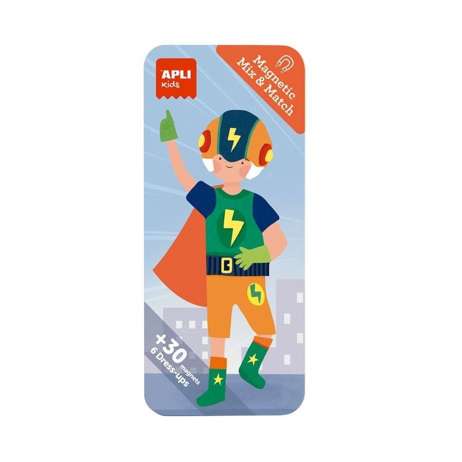 Boîte de magnets Super-héros APLI - Jeu éducatif pour enfants