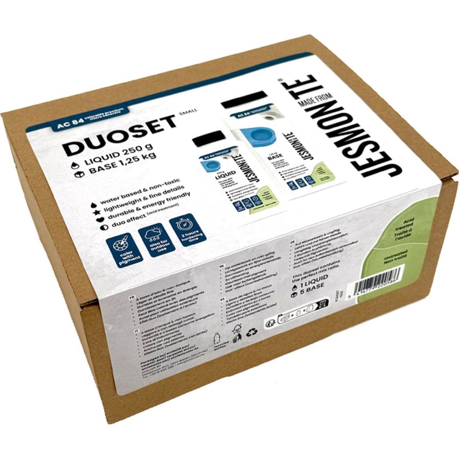 Set Jesmonite AC84 – 1,25 kg base poudre + 250 ml liquide (Unicraft)