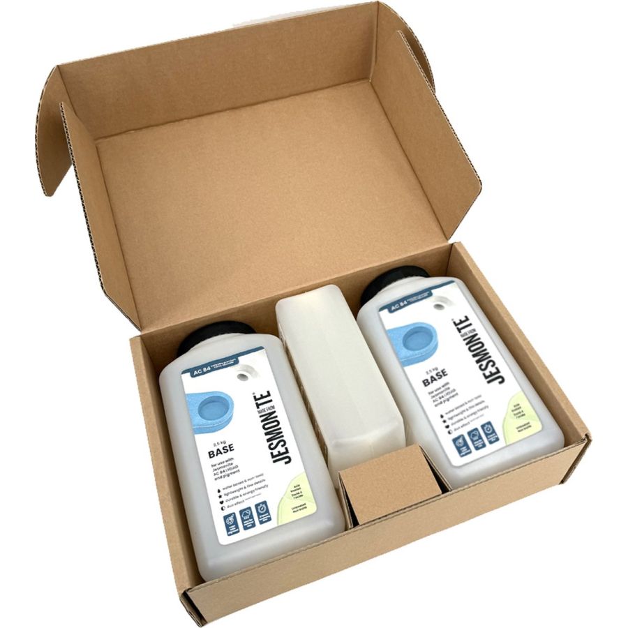 Jesmonite AC84 – Kit 1 L liquide & 5 kg base : prise rapide, grands formats