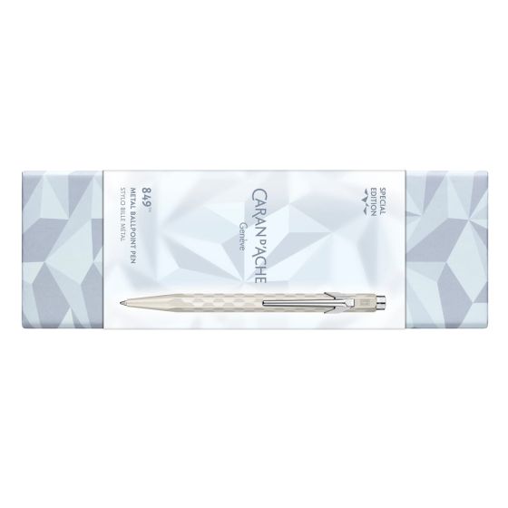 Stylo bille 849 « Alpine Frost » – édition limitée, encre bleue (Caran d’Ache)