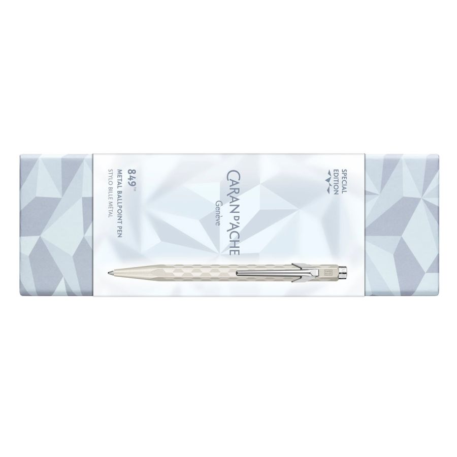 Stylo bille 849 « Alpine Frost » – édition limitée, encre bleue (Caran d’Ache)