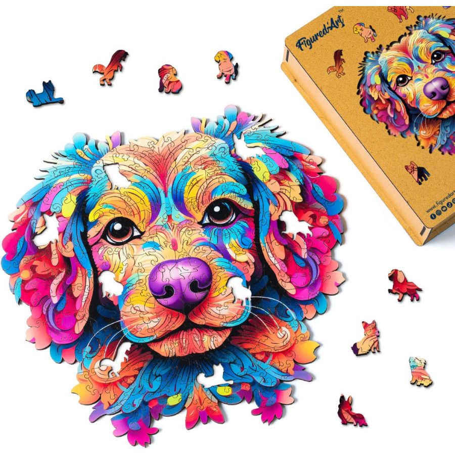 Puzzle bois « Figure d’Art » – 200 pièces avec boîte en bois premium - Plusieurs modèles disponibles