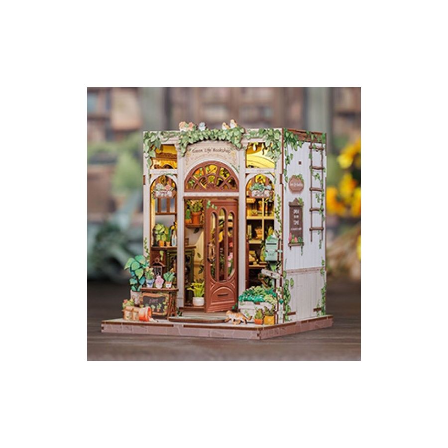 Book Nook « Librairie La Vie Verte » – Kit DIY avec LED