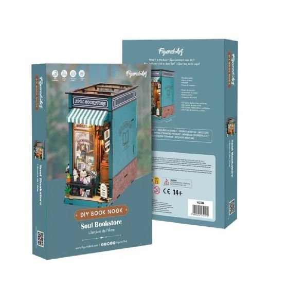 Book Nook « Librairie de l’Âme » – Kit DIY avec LED