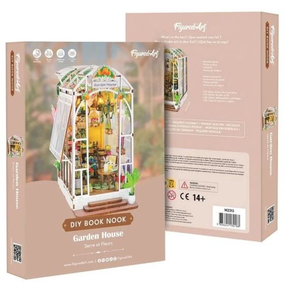 Book Nook « Serre & Fleurs » – Kit DIY avec LED