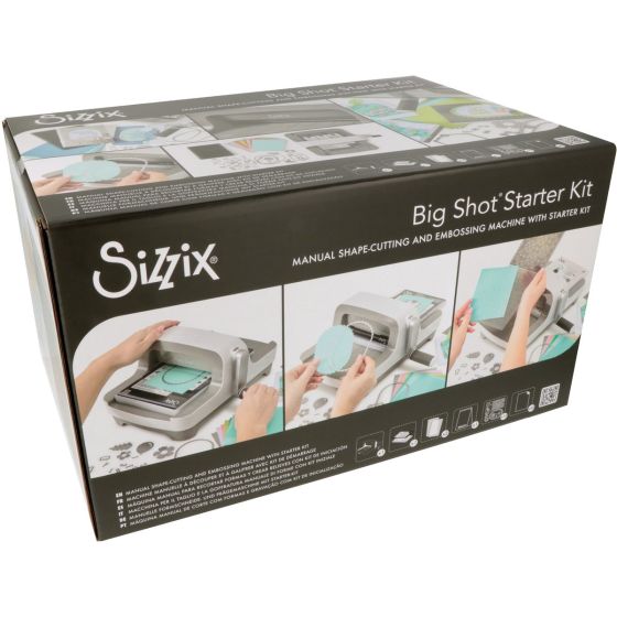 Sizzix Big Shot – Kit de démarrage A5 avec 73 Thinlits & plaque 3D