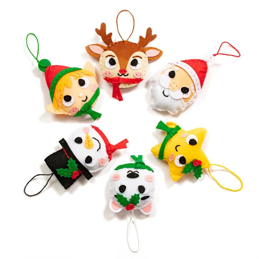 Mini Couz’in – Suspensions de Noël à coudre (6 modèles) – Avenue Mandarine