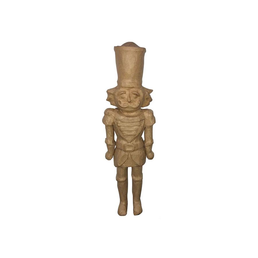 Casse-noisette en papier mâché – 6,5 × 3,5 × 22 cm (Décopatch), à personnaliser