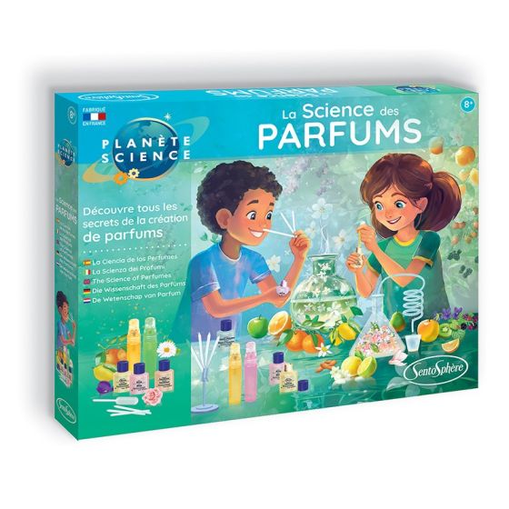 La Science des Parfums 2025 – Coffret d’initiation (9 matières premières + livret)