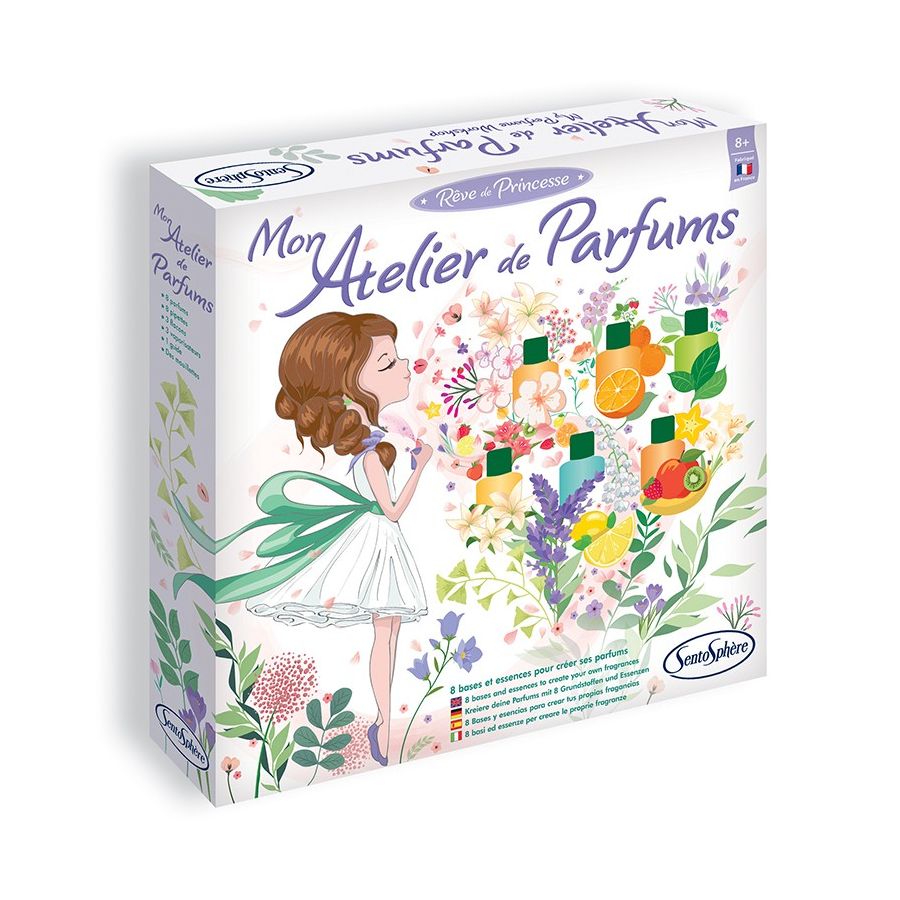 Mon Atelier de Parfums – Coffret d’initiation (6 essences + vaporisateurs)