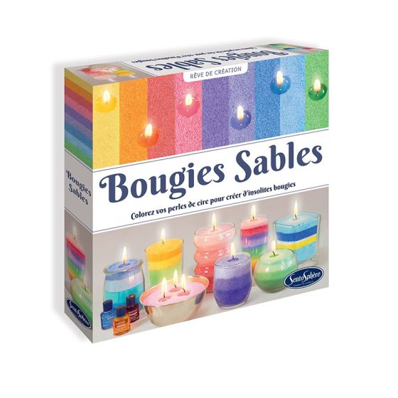 Bougies Sables 2025 – Kit DIY cire sable végétale