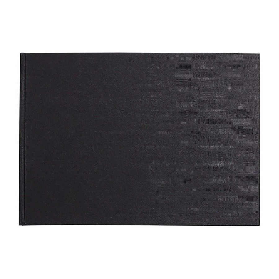 Carnet Goldline A4 140 g – 64 feuilles, cousu collé, blanc (paysage)