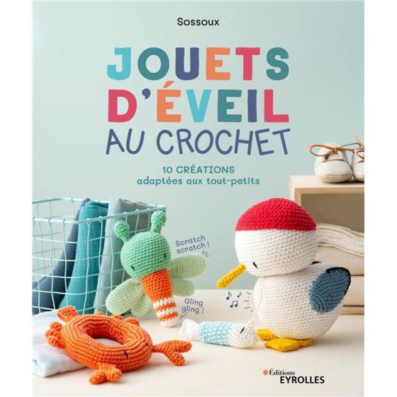 Jouets d'éveil au crochet : 10 créations adaptées aux tout-petits