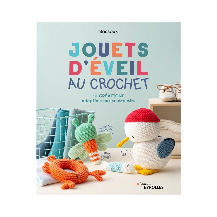 Jouets d'éveil au crochet : 10 créations adaptées aux tout-petits