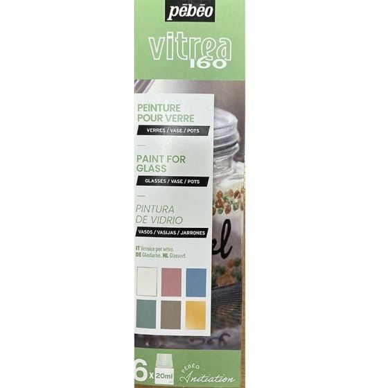 Set initiation Vitrea 160 Pastel 60X20ml – Pébéo