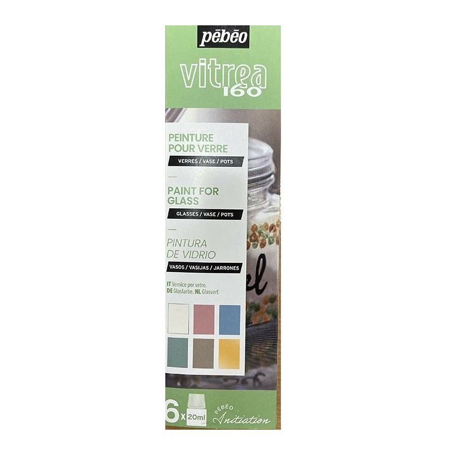 Set initiation Vitrea 160 Pastel 60X20ml – Pébéo