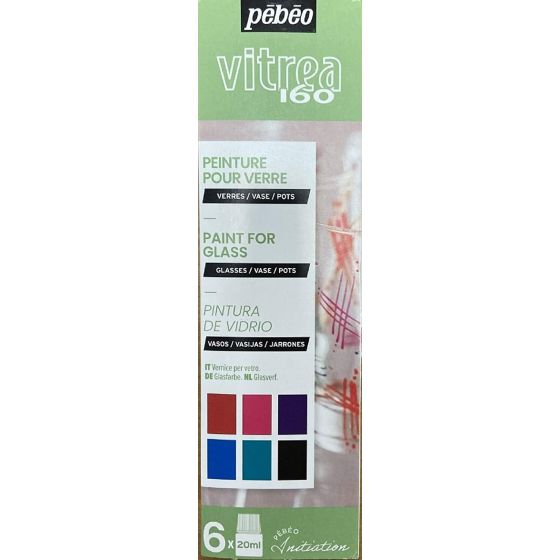 Set initiation Vitrea 160 Brillante N°2 6X20ml – Pébéo