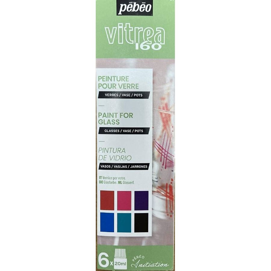 Set initiation Vitrea 160 Brillante N°2 6X20ml – Pébéo