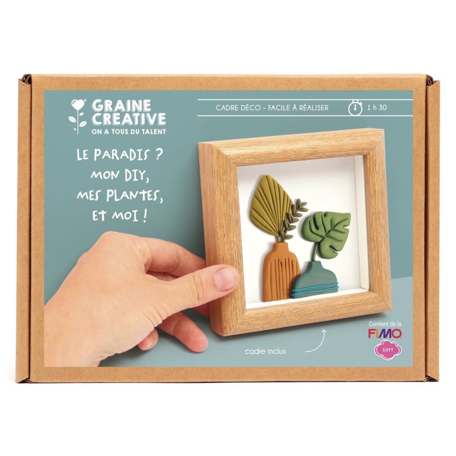 Kit Fimo Cadre Miniature & Vase – Graine Créative