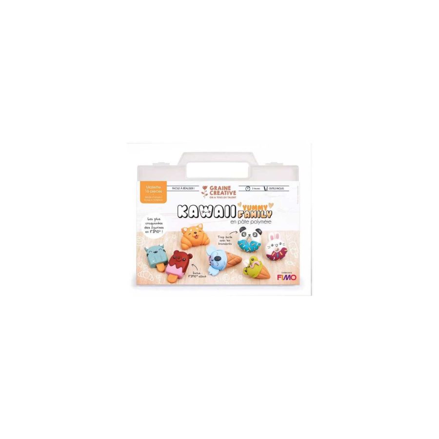 Mallette FIMO Kawaii Yummy Family – Graine Créative