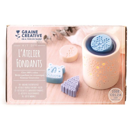 Kit Fondants Parfumés Hiver – Atelier Bougie (Graine Créative)