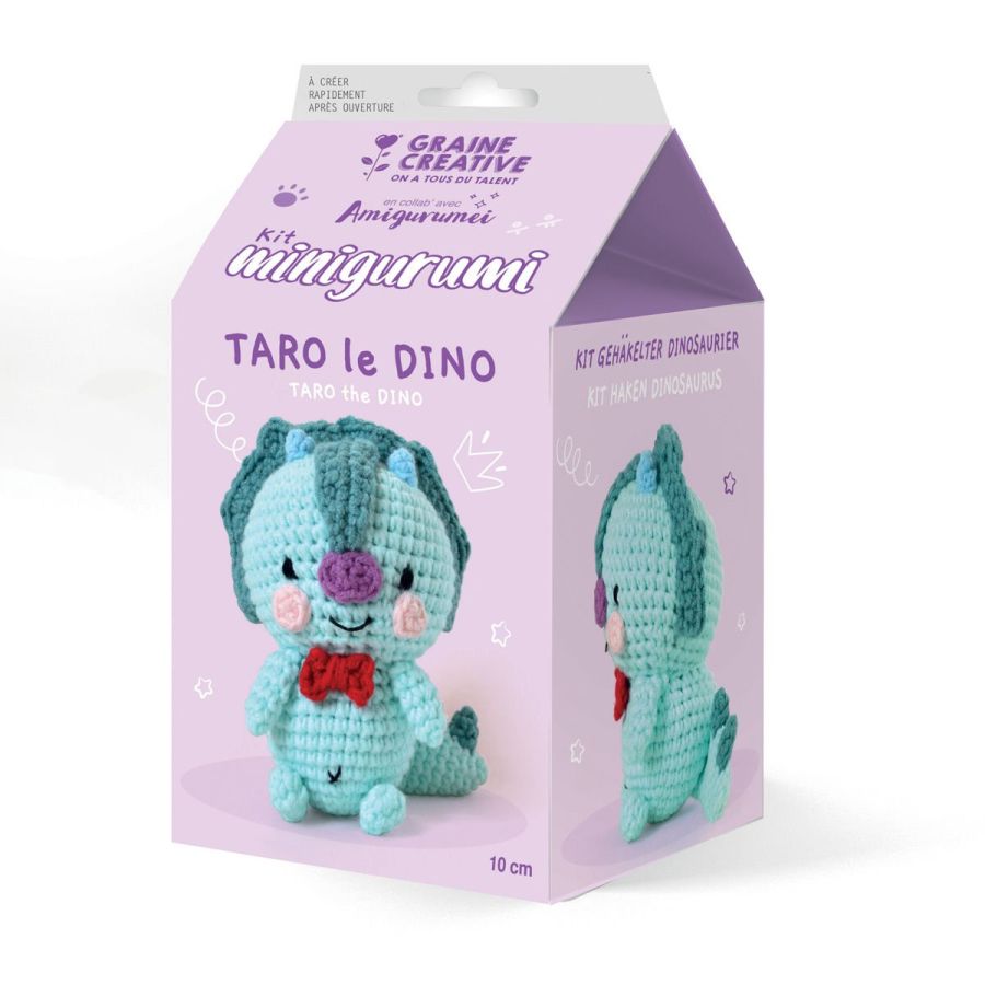 Kit Amigurumi Dinosaure au Crochet – Graine Créative