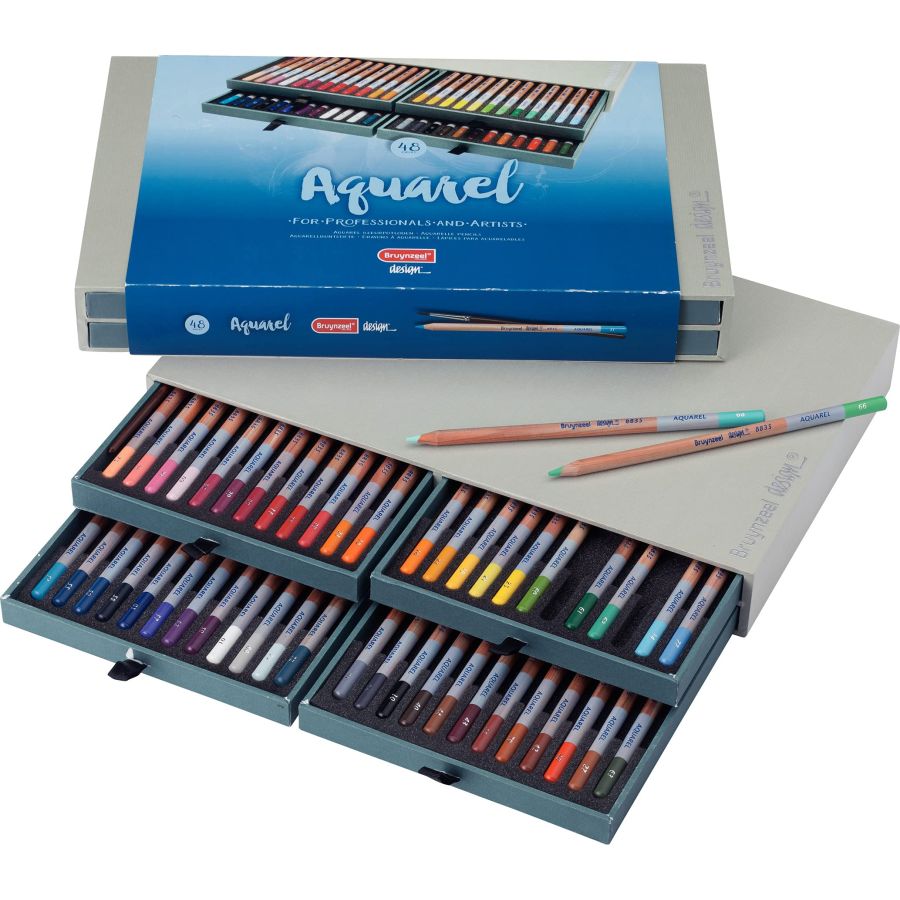 Coffret Bruynzeel - 48 crayons aquarellables