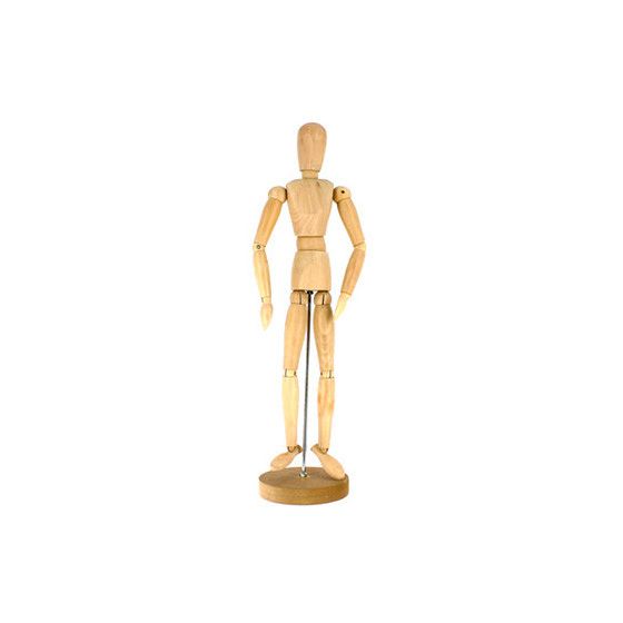 Mannequin Articulé Bois Homme 30 cm – Modèle de dessin