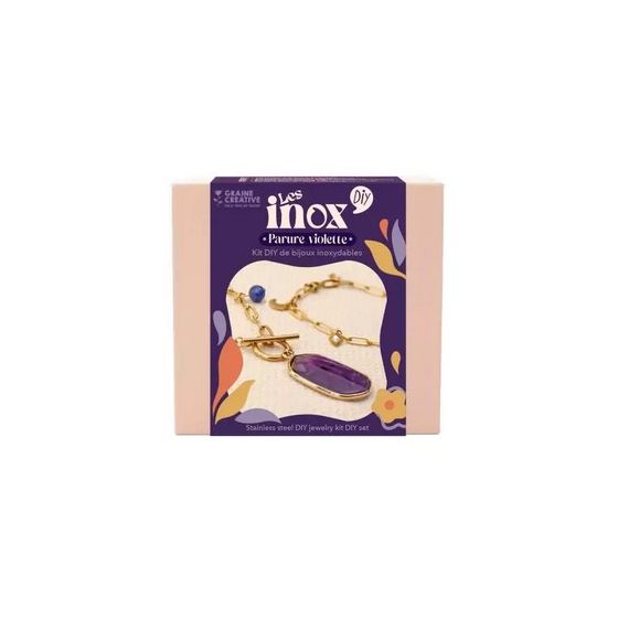 Kit INOX – Parure violette Les Inox – Graine Créative