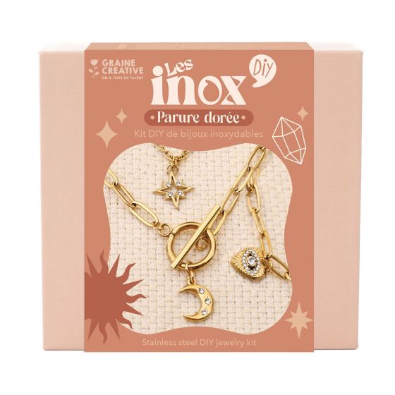 Kit INOX – Parure dorée Les Inox – Graine Créative