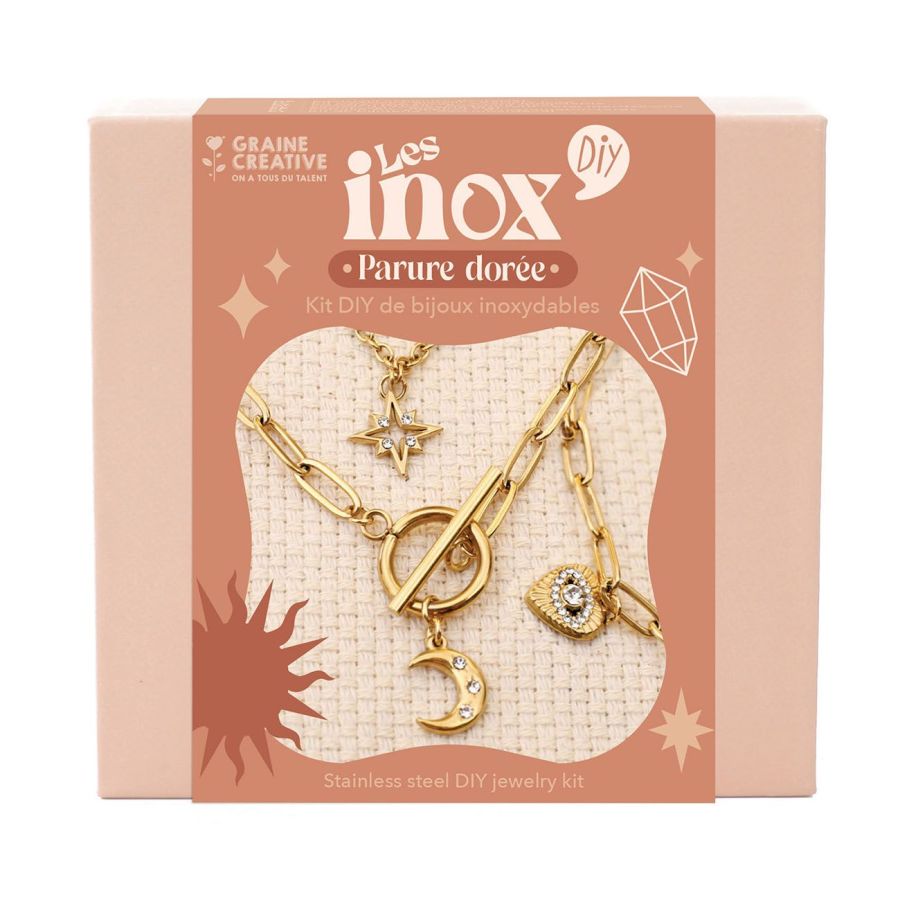 Kit INOX – Parure dorée Les Inox – Graine Créative