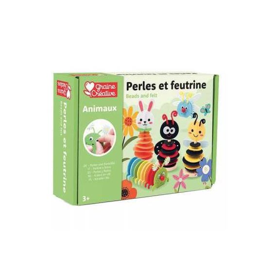 Kit petits insectes perles et feutrine – Graine Créative
