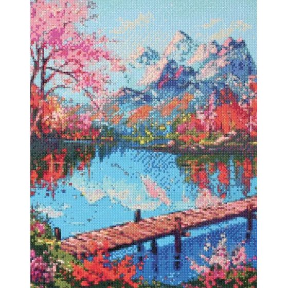 Diamond Painting lac 40 x 50 cm – Graine Créative