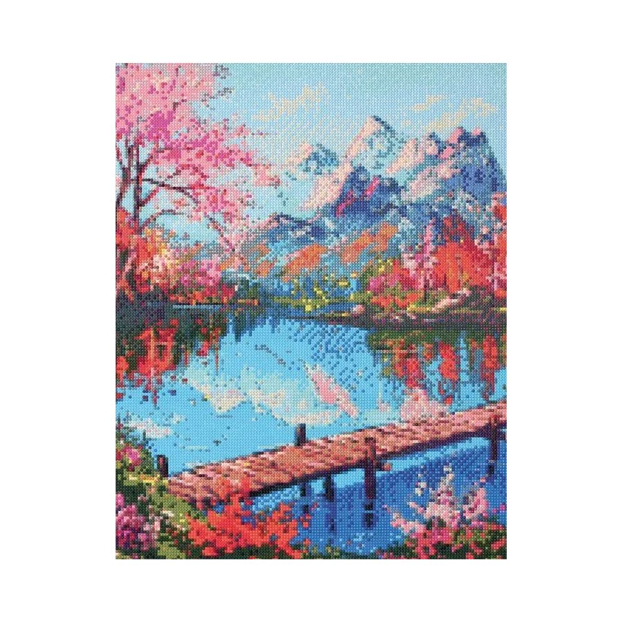 Diamond Painting lac 40 x 50 cm – Graine Créative