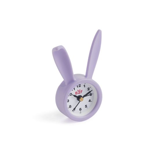 Réveil Lapin mauve – Réveil enfant décoratif et silencieux
