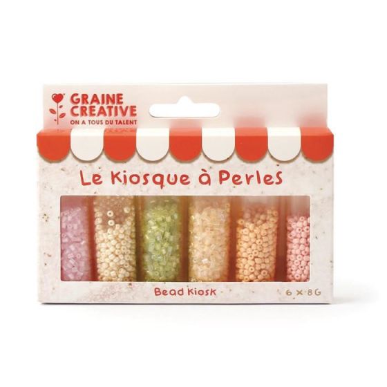 Assortiment de perles – Mochi glace pastel pour bijoux et DIY
