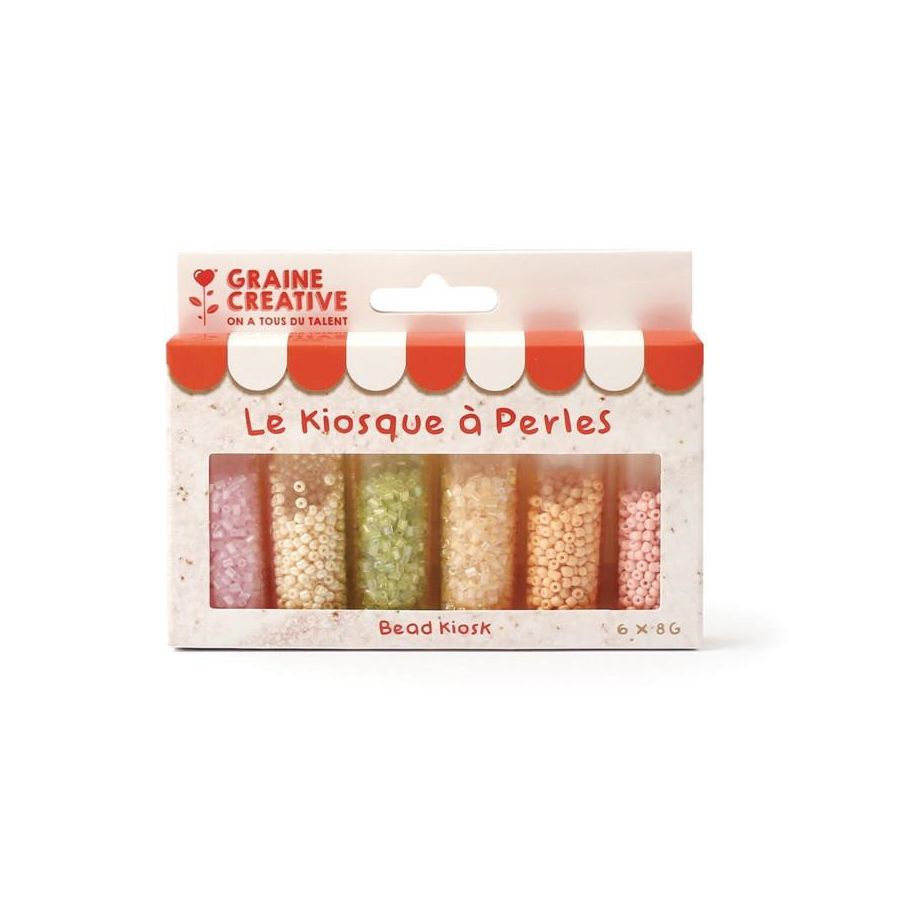 Assortiment de perles – Mochi glace pastel pour bijoux et DIY