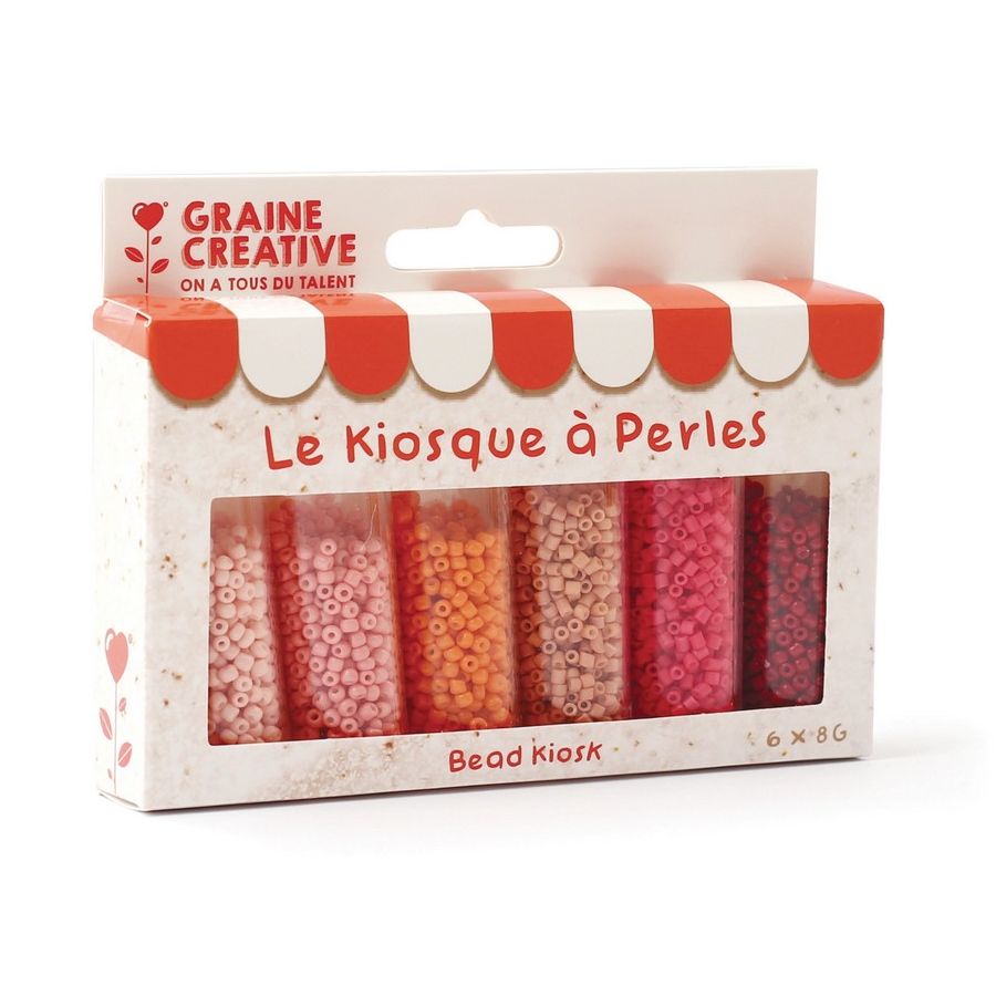 Assortiment de perles tubes Lipstick – Perles fantaisie p