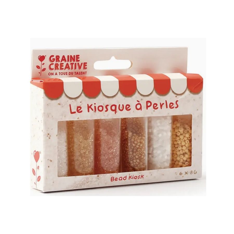 Kiosque à perles tubes Coquillage – Graine Créative