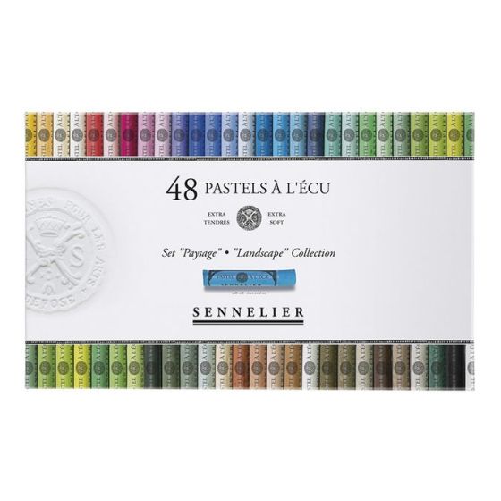 Boîte carton Pastel ECU Paysage – 48 pastels surfins – Raphaël